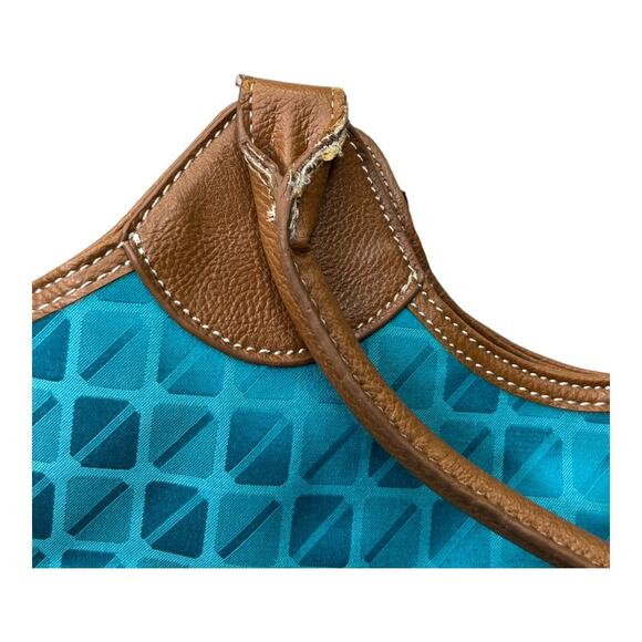 Nine & Co Teal Shoulder Bag - Picture 2 of 5